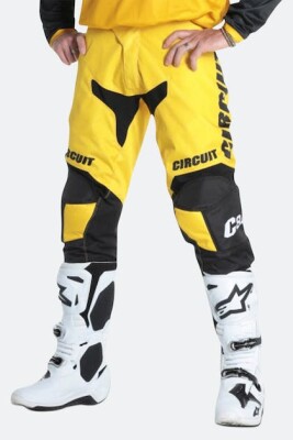 Circuit Marea MX Pants Black-Yellow-White Circuit Marea MX Pants Black-Yellow-White