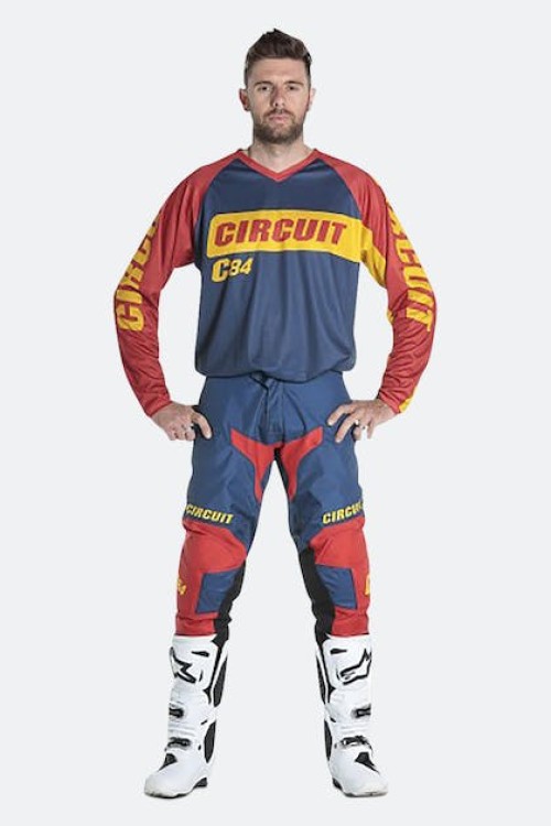 Circuit Marea MX Clothing Yellow-Gray-Red